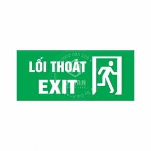Biển Exit lối thoát hiểm
