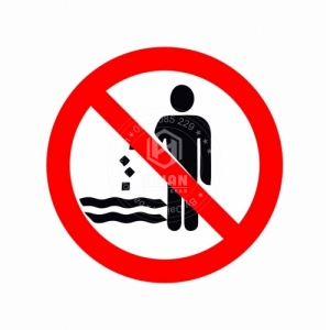 Cấm xả rác vào hồ bơi