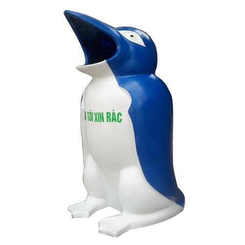 Báo giá bán Thùng rác hình chim cánh cụt rẻ nhất